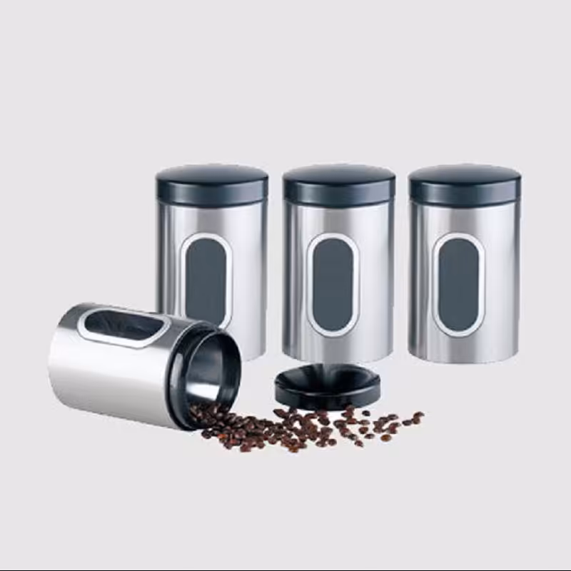 سرویس بانکه پنجره دار 1.8 لیتر استیل یونیک کد 5980