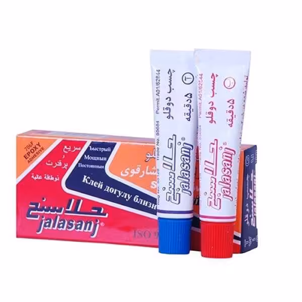 چسب دوقلو مات جلاسنج . دو رنگی