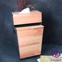 سطل و دستمال رایکا چوبی فلزی