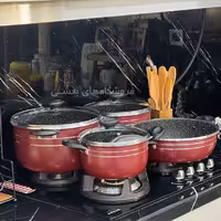 سرویس پخت و پز 7 پارچه گرانیتی متالیک اوج