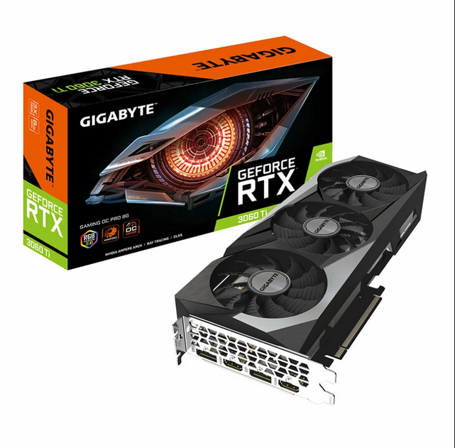 کارت گرافیک گیگابایت RTX 3060 Ti GAMING OC 8G