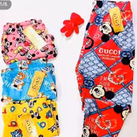 شلوار مخمل میکی موس مچ دبل