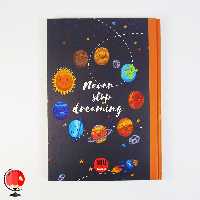 دفتر مشق 100 برگ طرح منظومه جلد سخت آپادانا