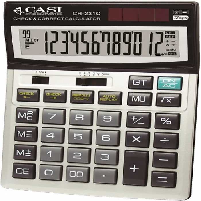 ماشین حساب کاسی مدل سی اچ 231