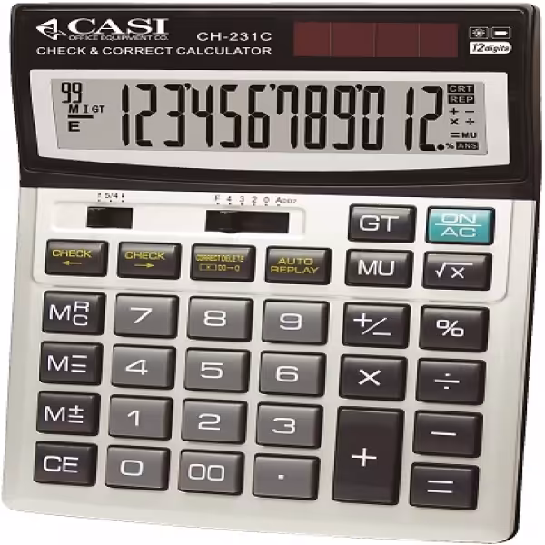 ماشین حساب کاسی مدل سی اچ 231