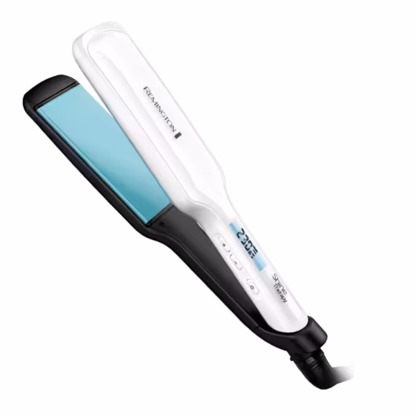 اتو مو سرامیکی صفحه پهن مدل Shine Therapy S8550 رمینگتون اصل ⭐کارتن مخدوش⭐