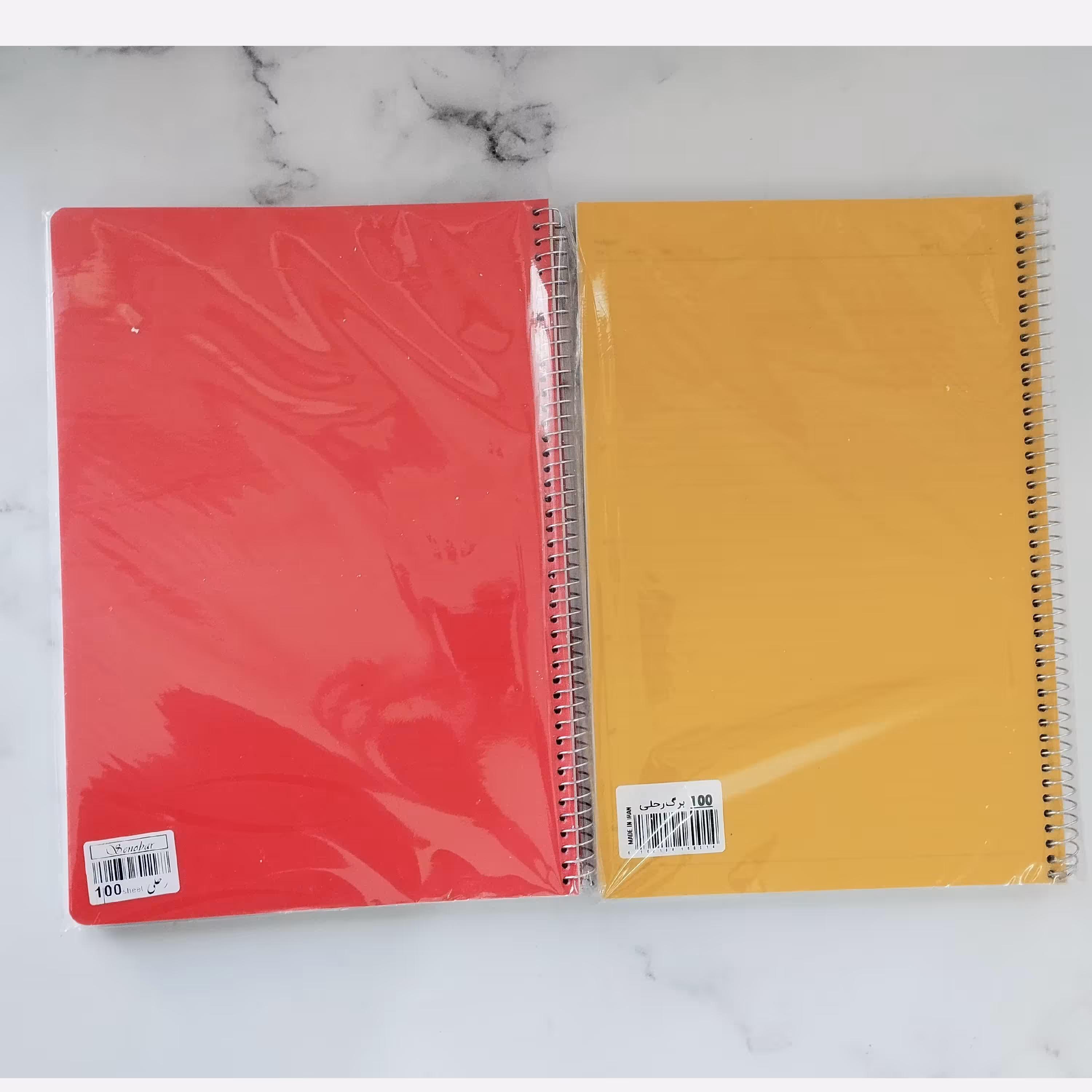 دفتر رحلی فنری 100برگی سایزA4 