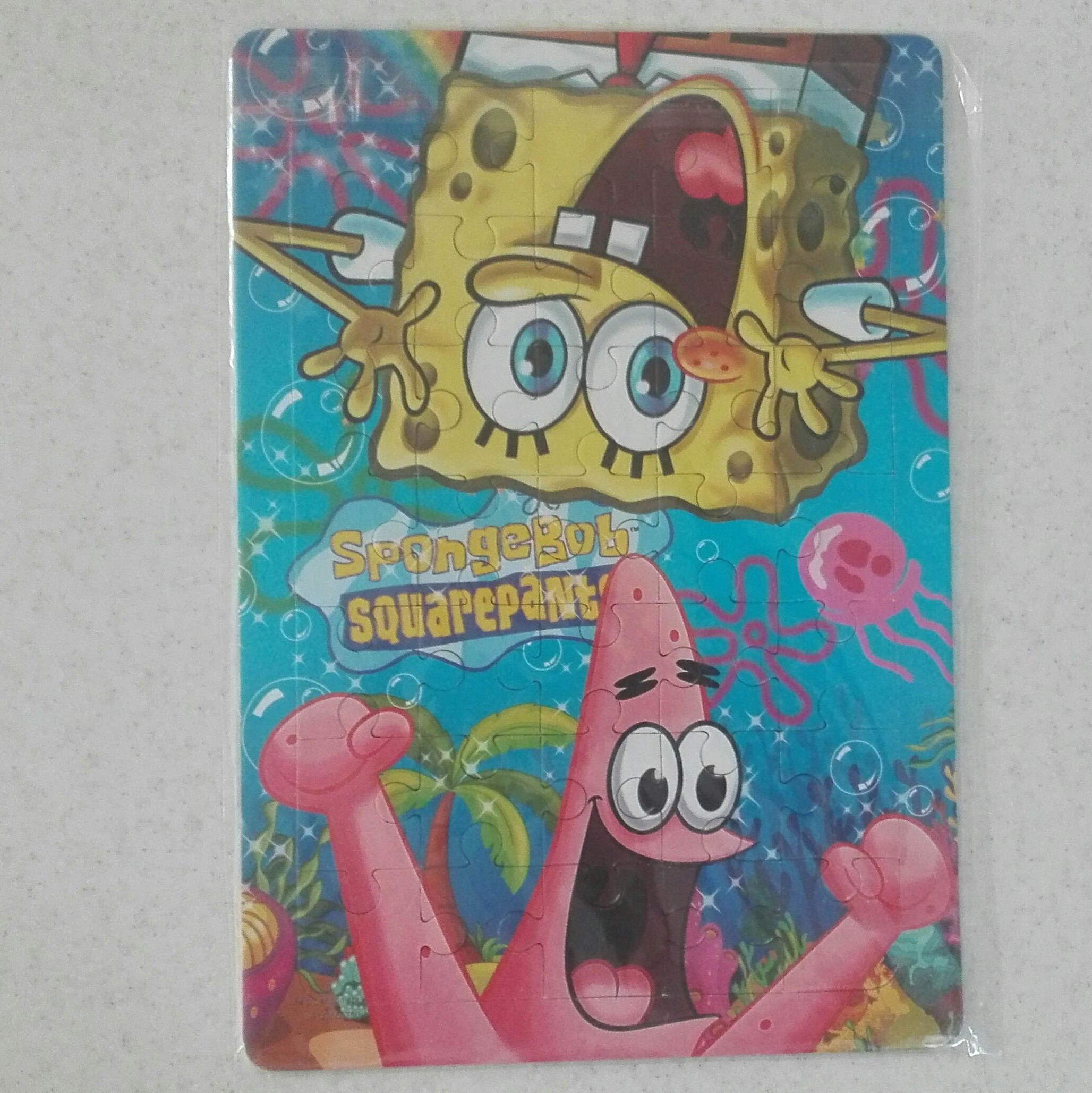 پازل باب اسفنجی 35 تکه پشت وایت بردی