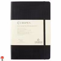 دفتر یوروپن مدل Hard Cover Medium رنگ مشکی