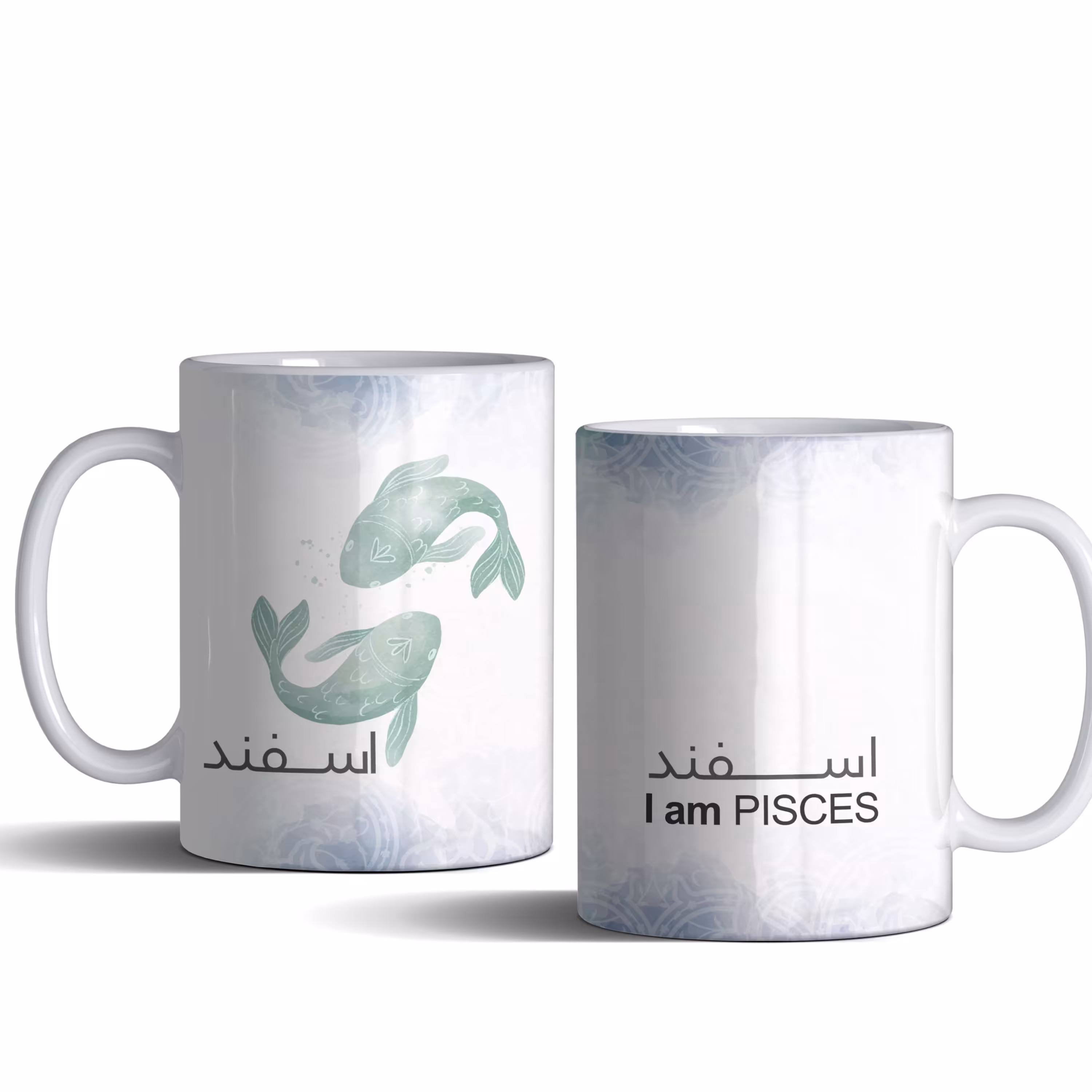 لیوان (ماگ) ماه تولد اسفند با طرح ماهی