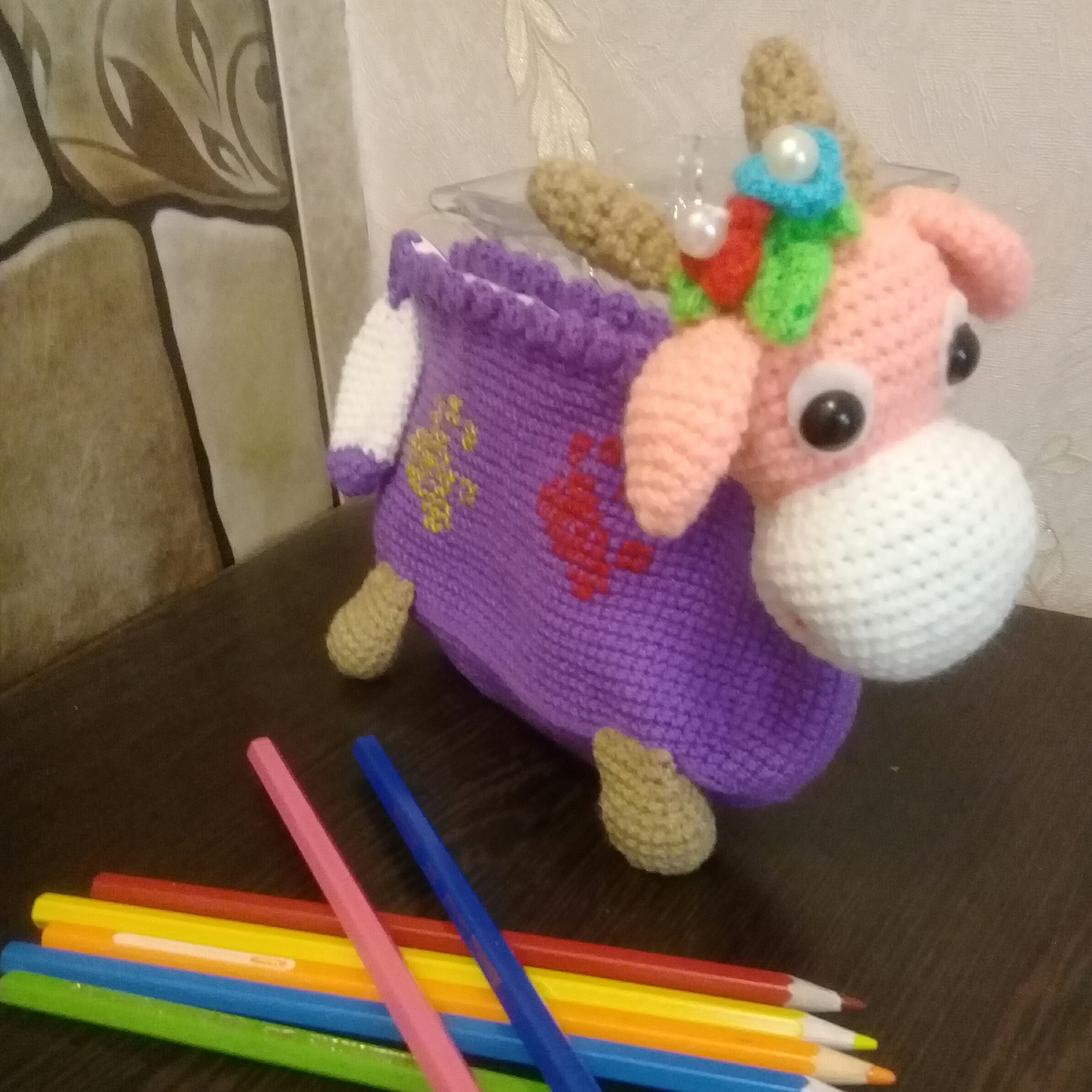 جامدادی بافتنی