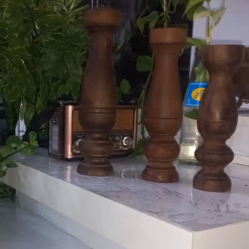 جا شمعی سه تیکه