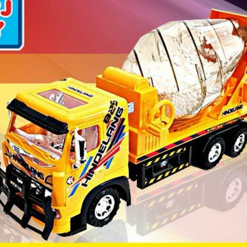 اسباب بازی ماشین کامیون میکسر بتن قدرتی