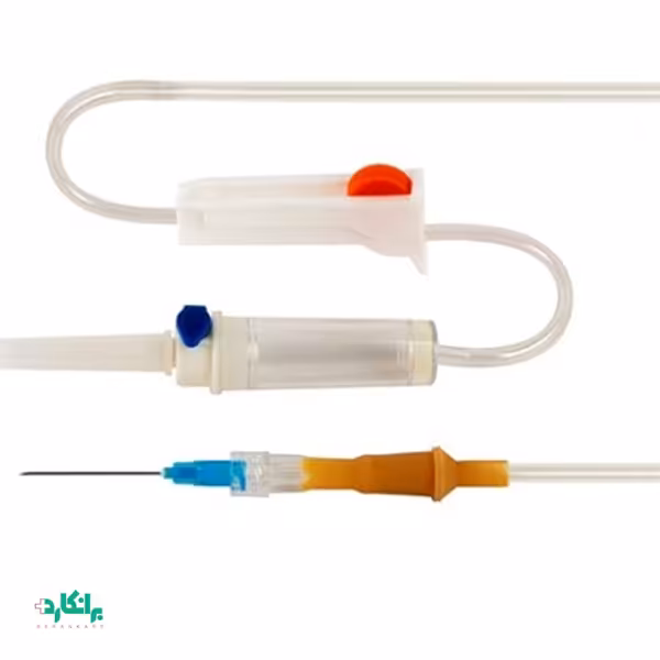 ست سرم با سر سوزن با فیلتر هوا حلما طب-HelmaTeb