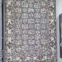 فرش پاتریس 1200شانه  طرح رقصان طوسی 12متری