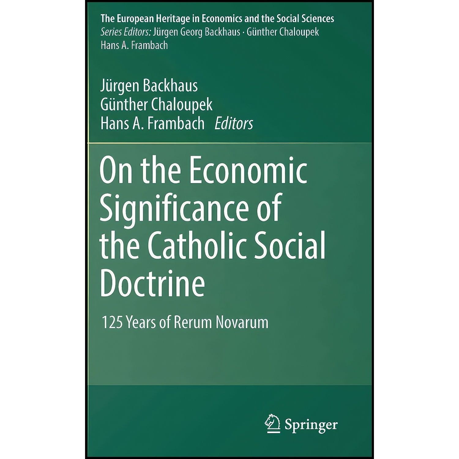 کتاب زبان اصلی On the Economic Significance of the Catholic Social Doctrine