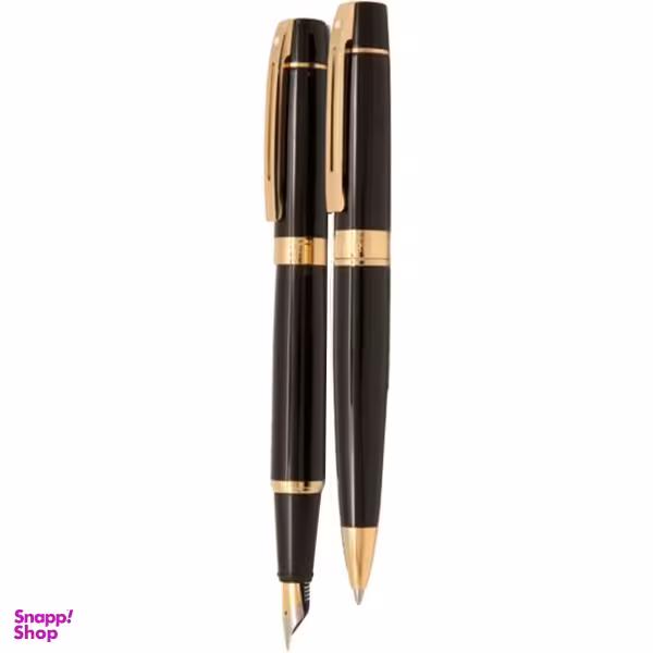 ست خودکار و خودنویس شیفر مدل 300 - با گیره طلایی