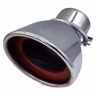 سر اگزوز جی اس (JS) مدل اپتیمایی دم کج لبه قرمز کد 219
