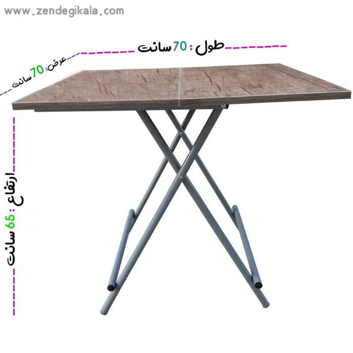 میز تاشو چوبی کمپینگ