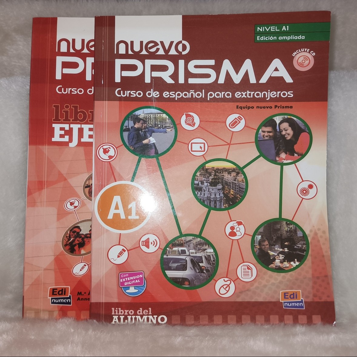 کتاب های Nuevo Prisma A1 گلاسه (کاملا نو)