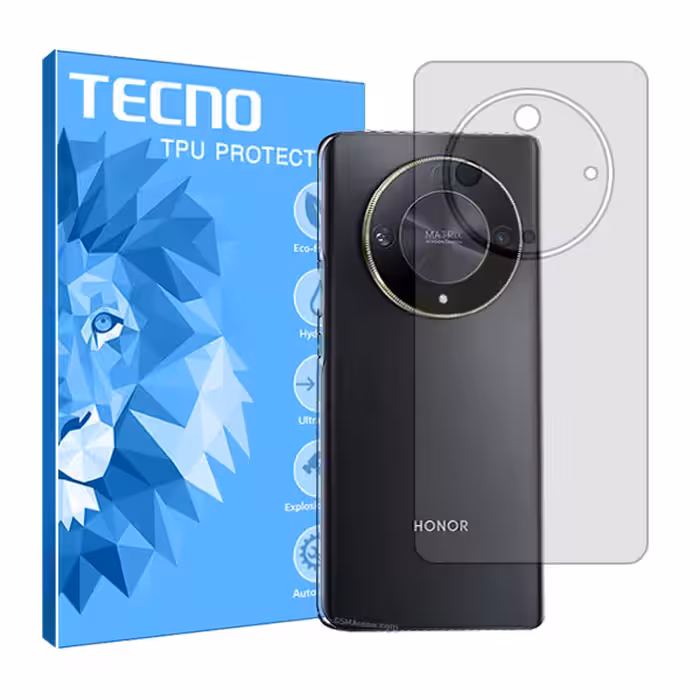 گلس پشت گوشی آنر X9b مدل شفاف برند تکنو کد S