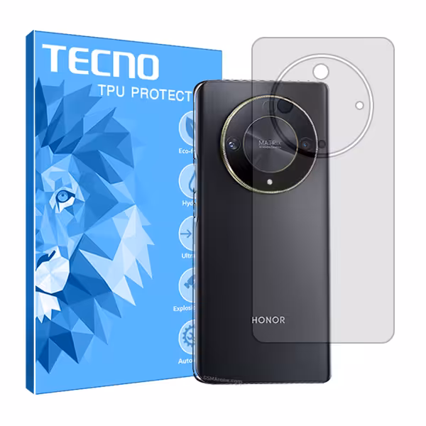 گلس پشت گوشی آنر X9b مدل شفاف برند تکنو کد S