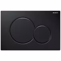 کلید فلاش تانک توکار گبریت سری سیگما 01 مشکی