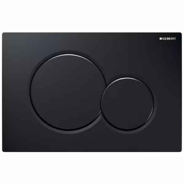 کلید فلاش تانک توکار گبریت سری سیگما 01 مشکی