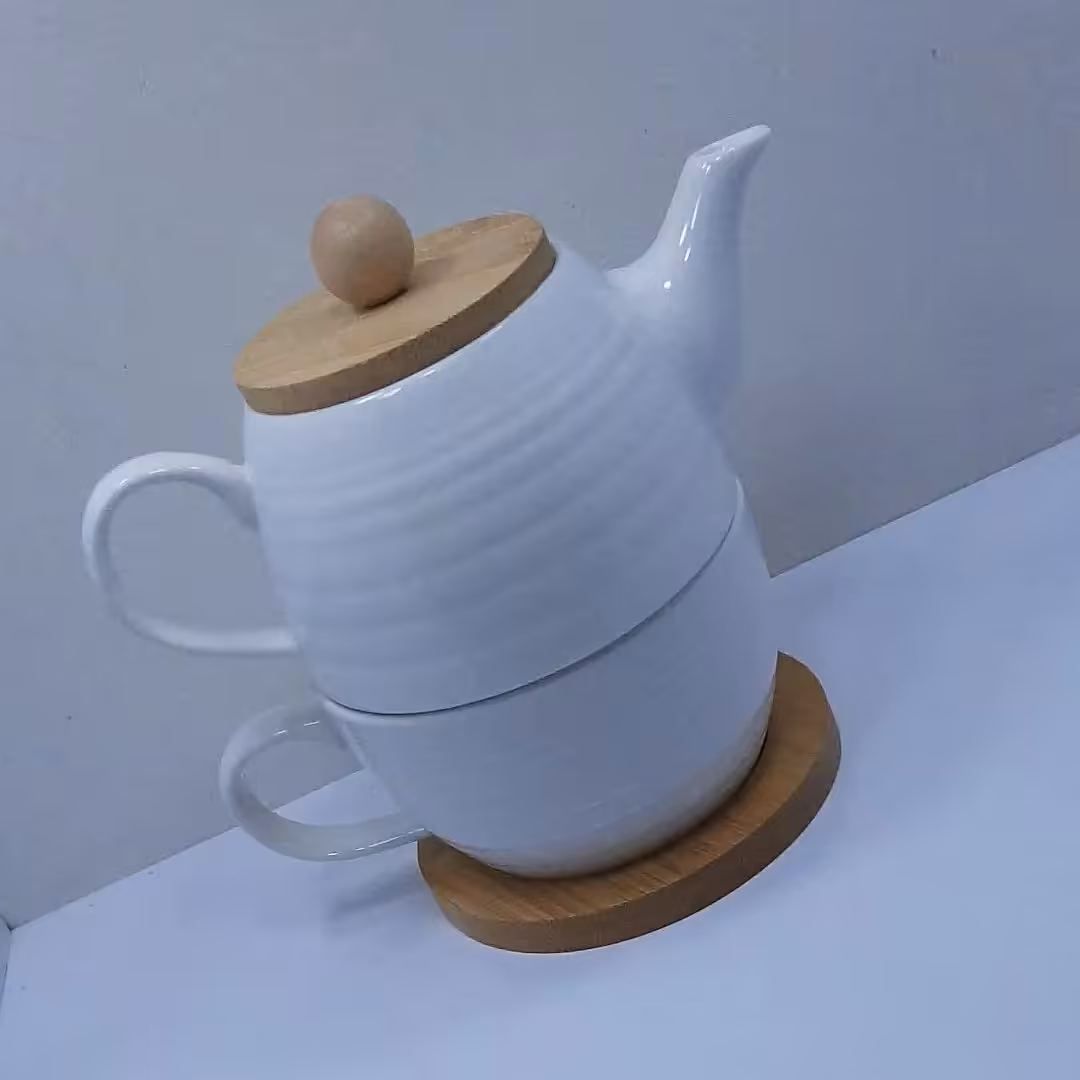 فنجان با قوری ست تک نفره  