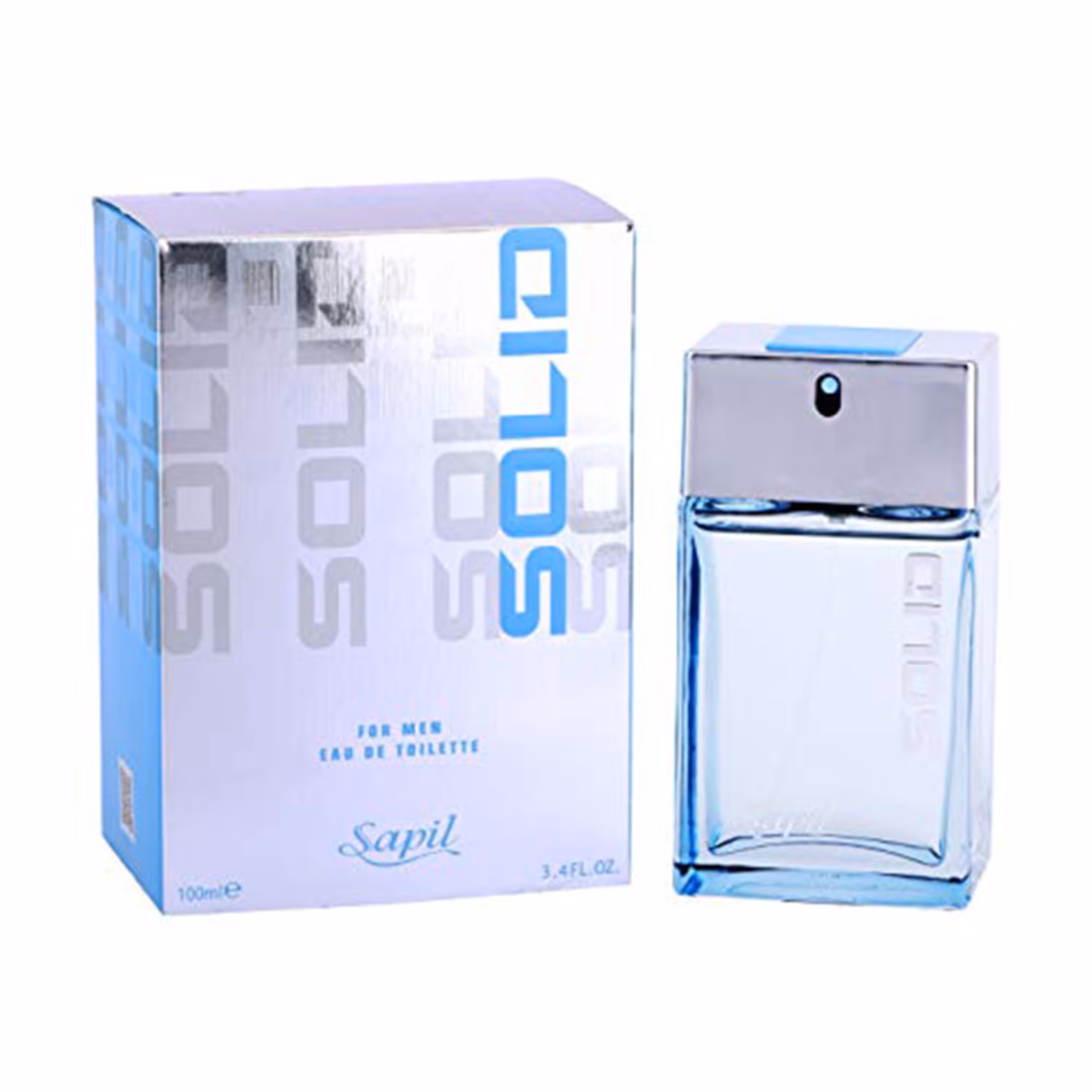 ادکلن مردانه سولید Sapil Solid for men حجم 100 میل