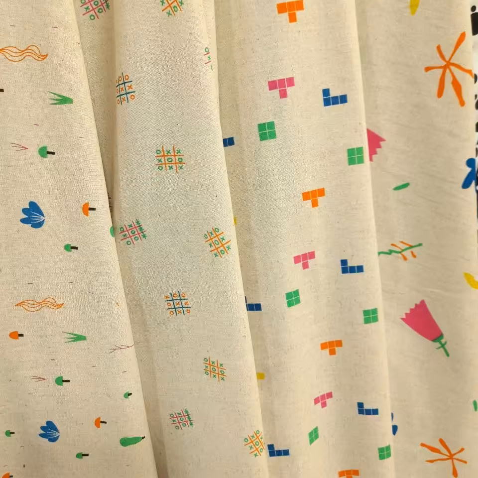 پارچه لنین نچرال ترک (ابرنگی، جدید ترین طرح بازار)