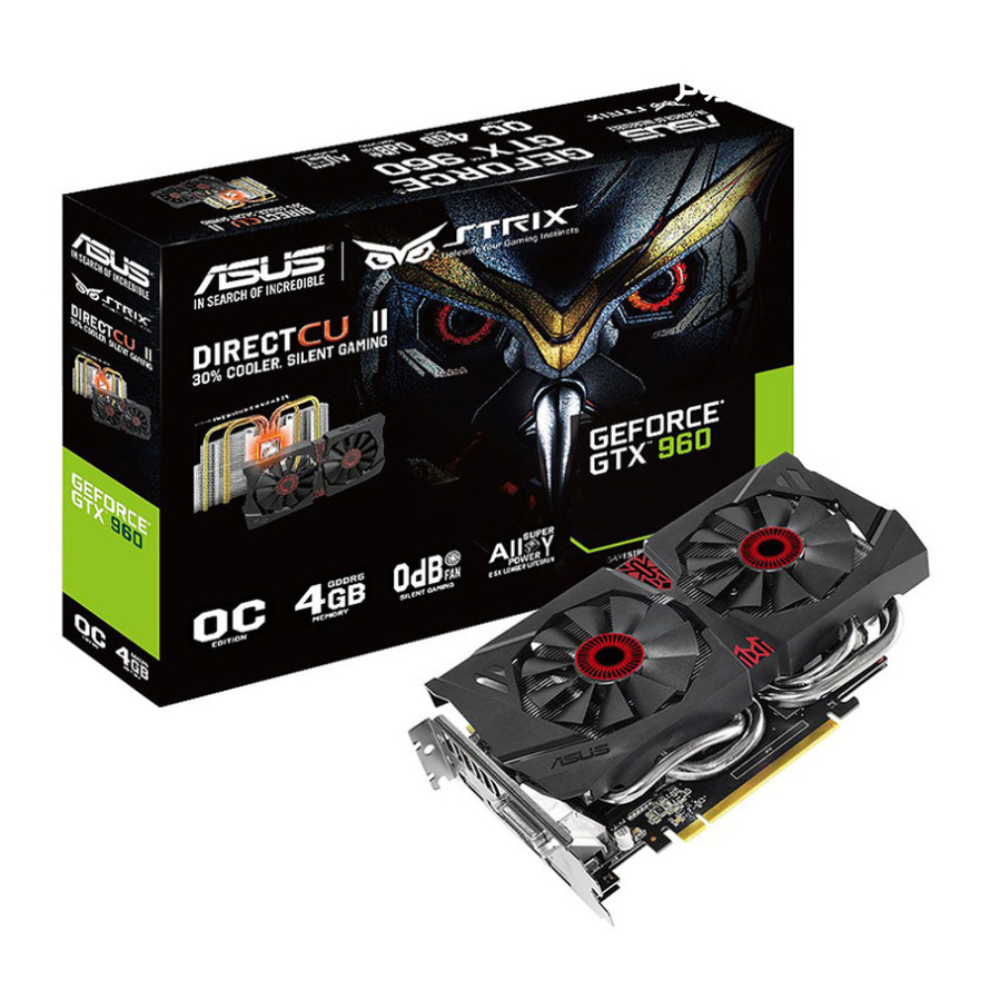 کارت گرافیک ایسوس GTX 960 DCII OC STRIX 4GB GDDR5