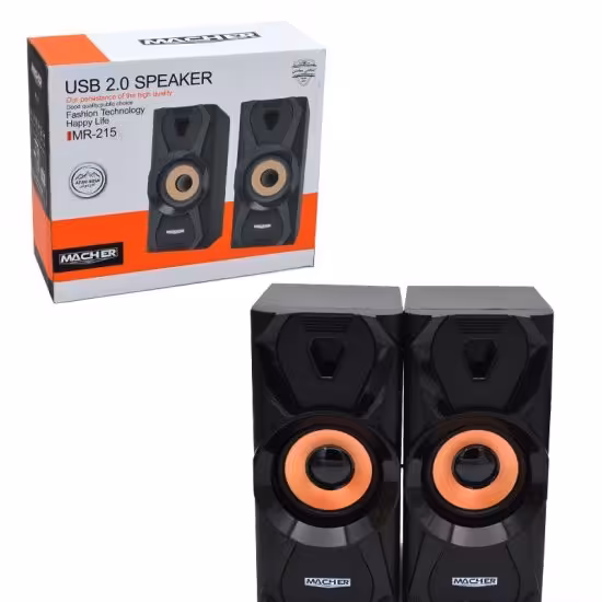 اسپیکر 2 تکه لپ تاپی مچر (MACHER) مدل MR215


