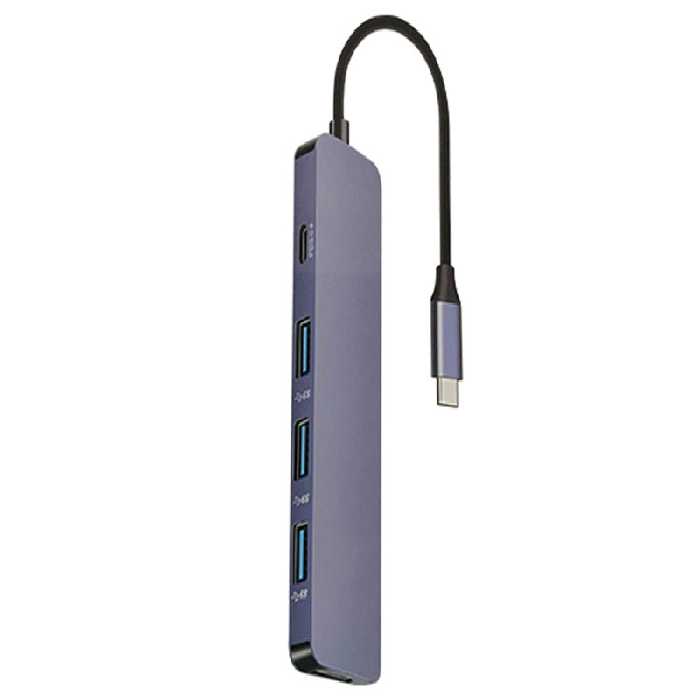 هاب پنج پورت تایپ سی کوتتسی Coteetci HDMI,USB3.0*3 ,PD3.0 MB1083