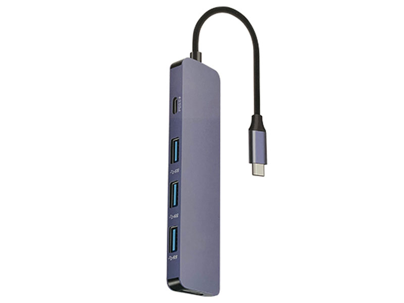 هاب پنج پورت تایپ سی کوتتسی Coteetci HDMI,USB3.0*3 ,PD3.0 MB1083