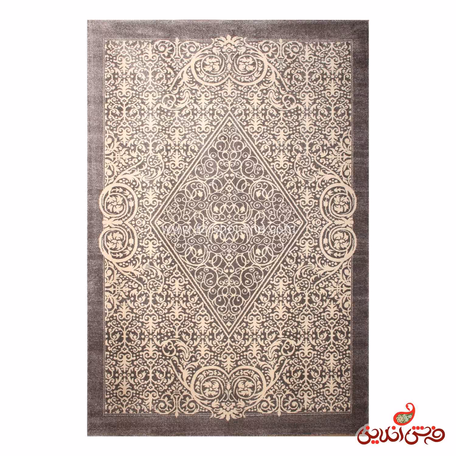 فرش ماشینی ساوین 4069 طوسی