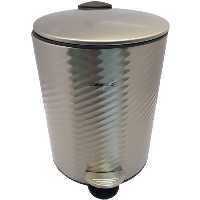 سطل پدالی استیل براق کوراجیو حجم 5 لیتر 