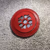 آینه جیبی چرم دستدوز