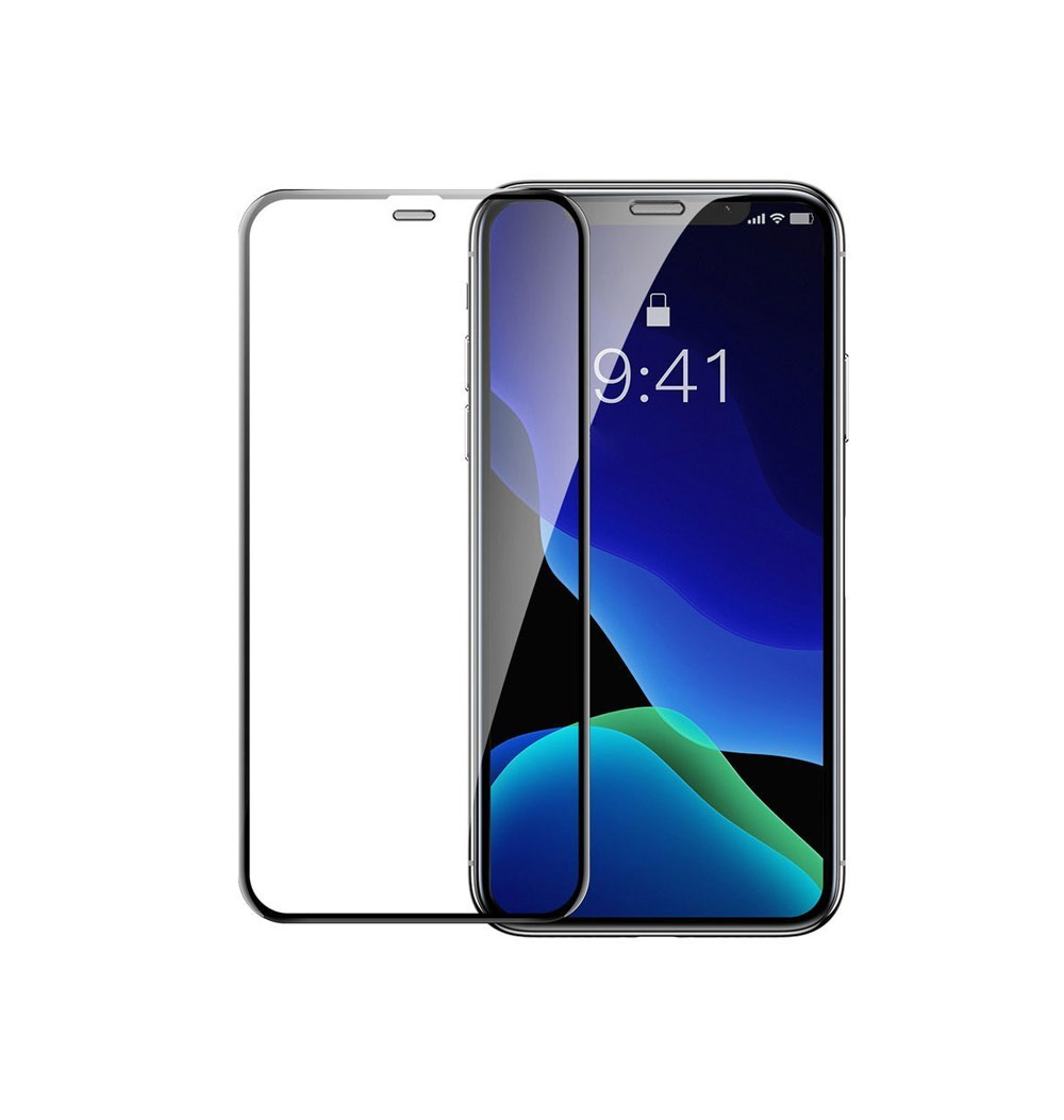 محافظ صفحه نمایش باسئوس مدل SGAPIPH58-WD01 مناسب برای گوشی موبایل اپل iPhone X/XS (بسته دو عددی)