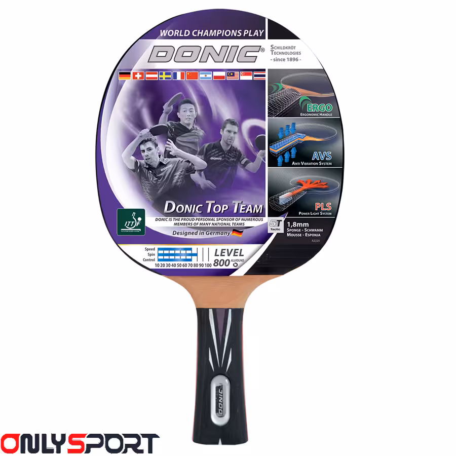 راکت پینگ پنگ دونیک Donic Top Team 800 (اقساط)