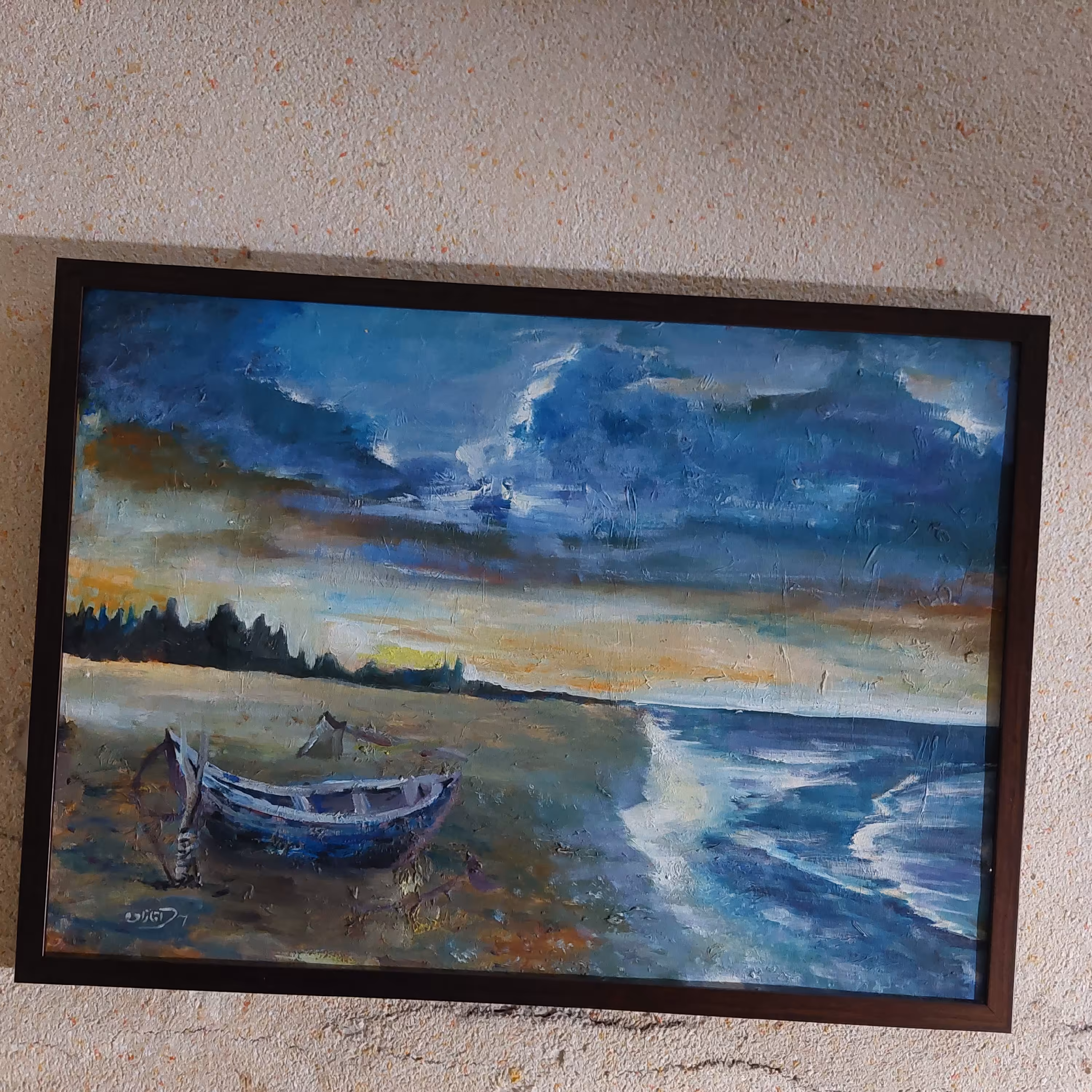 تابلو نقاشی رنگ روغن با طرح زیبا و دلنشین