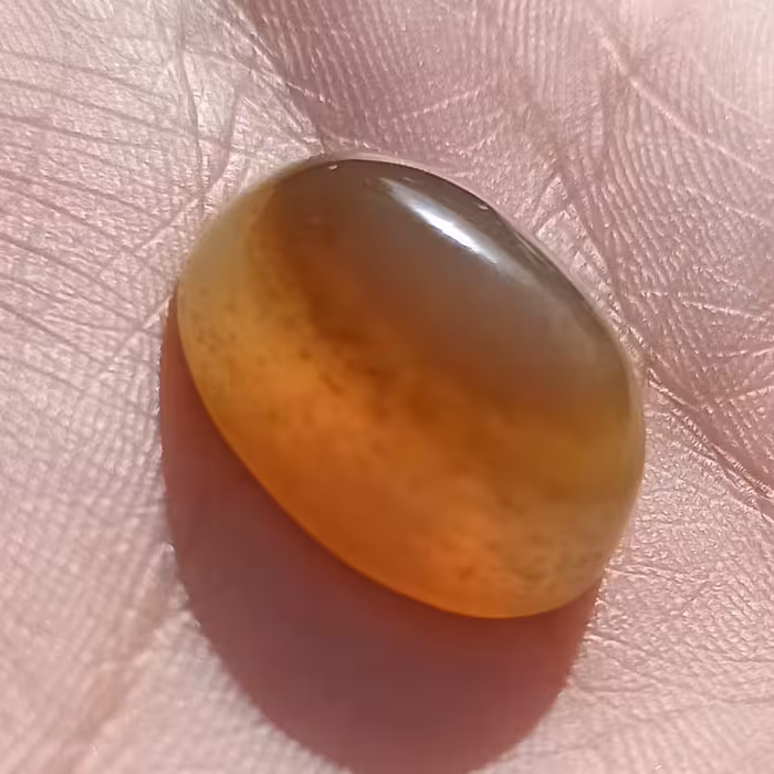 سنگ عقیق سلیمانی باباقوری طوق دار زیبا