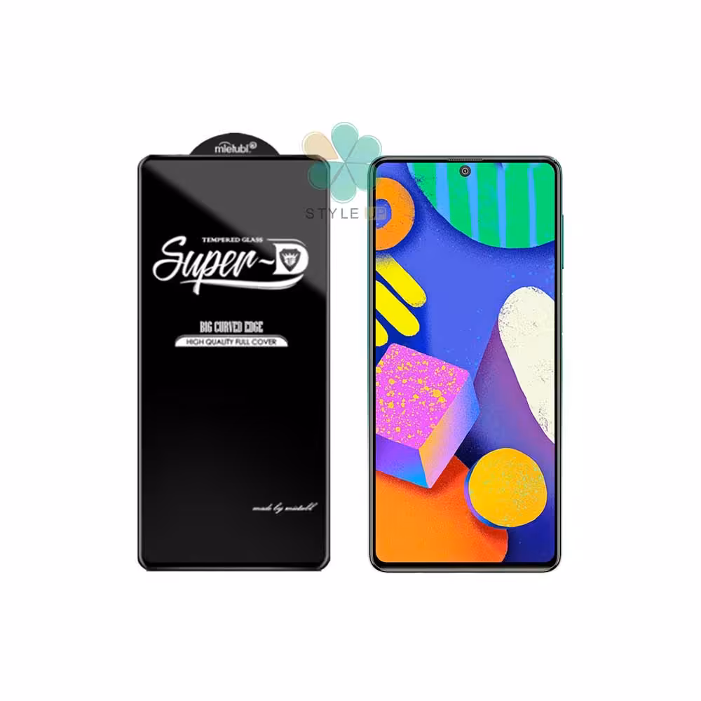 گلس گوشی سامسونگ Samsung Galaxy F62 تمام صفحه Super D