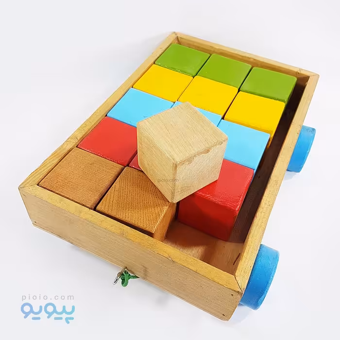 گاری مکعب های رنگی