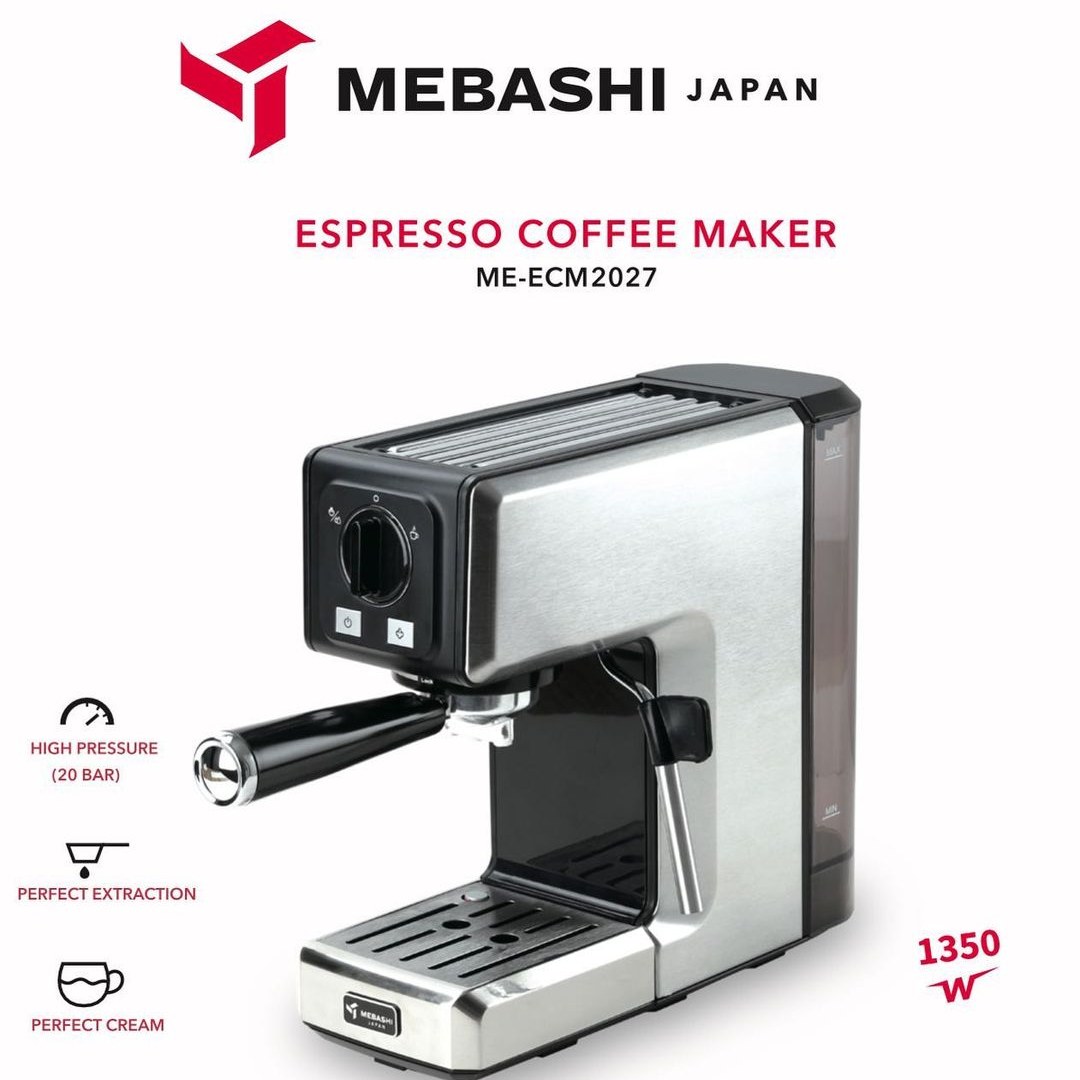 اسپرسوساز مباشی مدل ECM2027 - ECM2028 - ECM2029 ا MEBASHI ESPRESSO MAKER