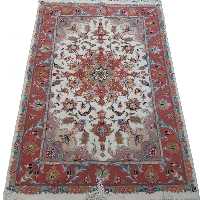 قالیچه دستبافت  1 ونیم متری خراسان کد D1236