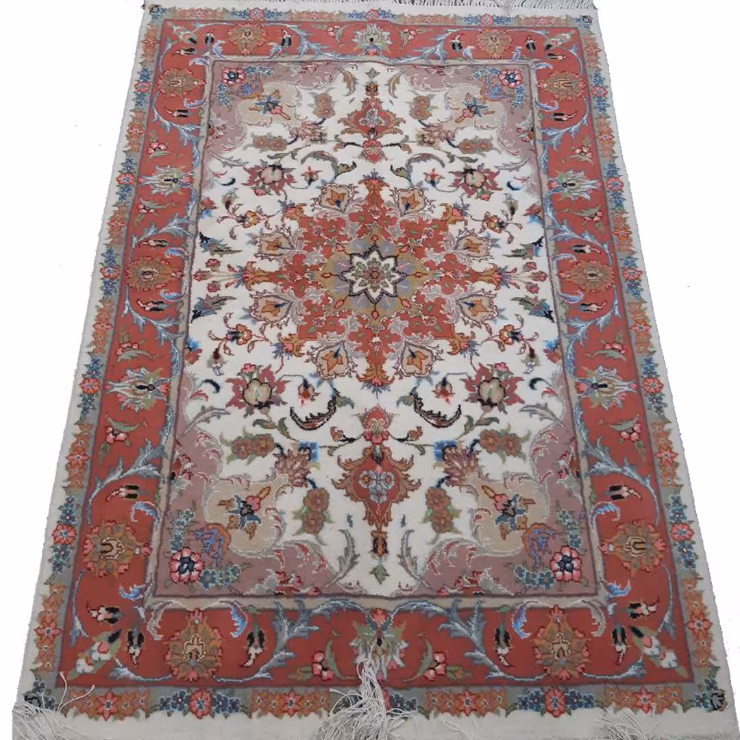 قالیچه دستبافت  1 ونیم متری خراسان کد D1236