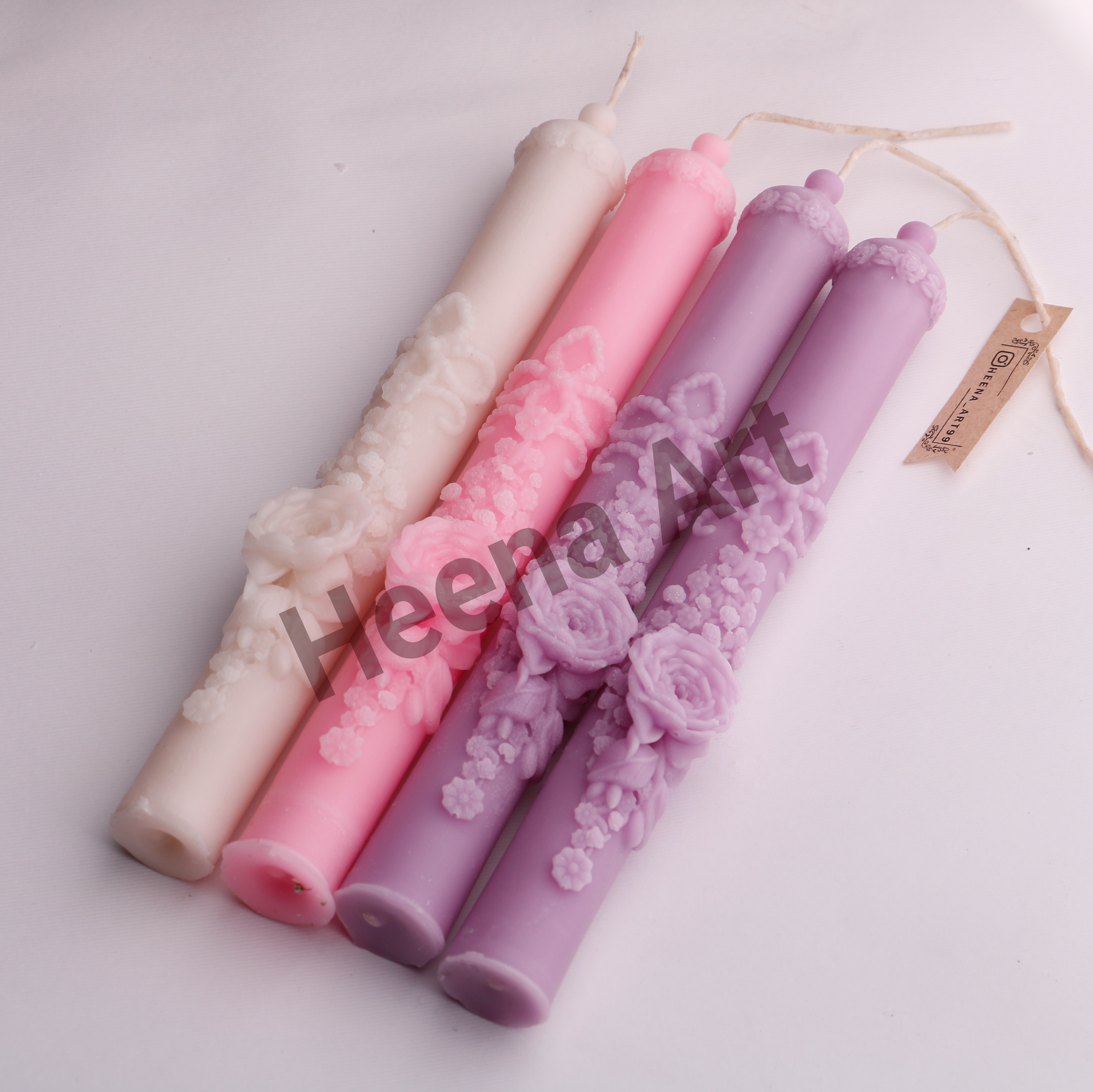 شمع قلمی طرحدار 