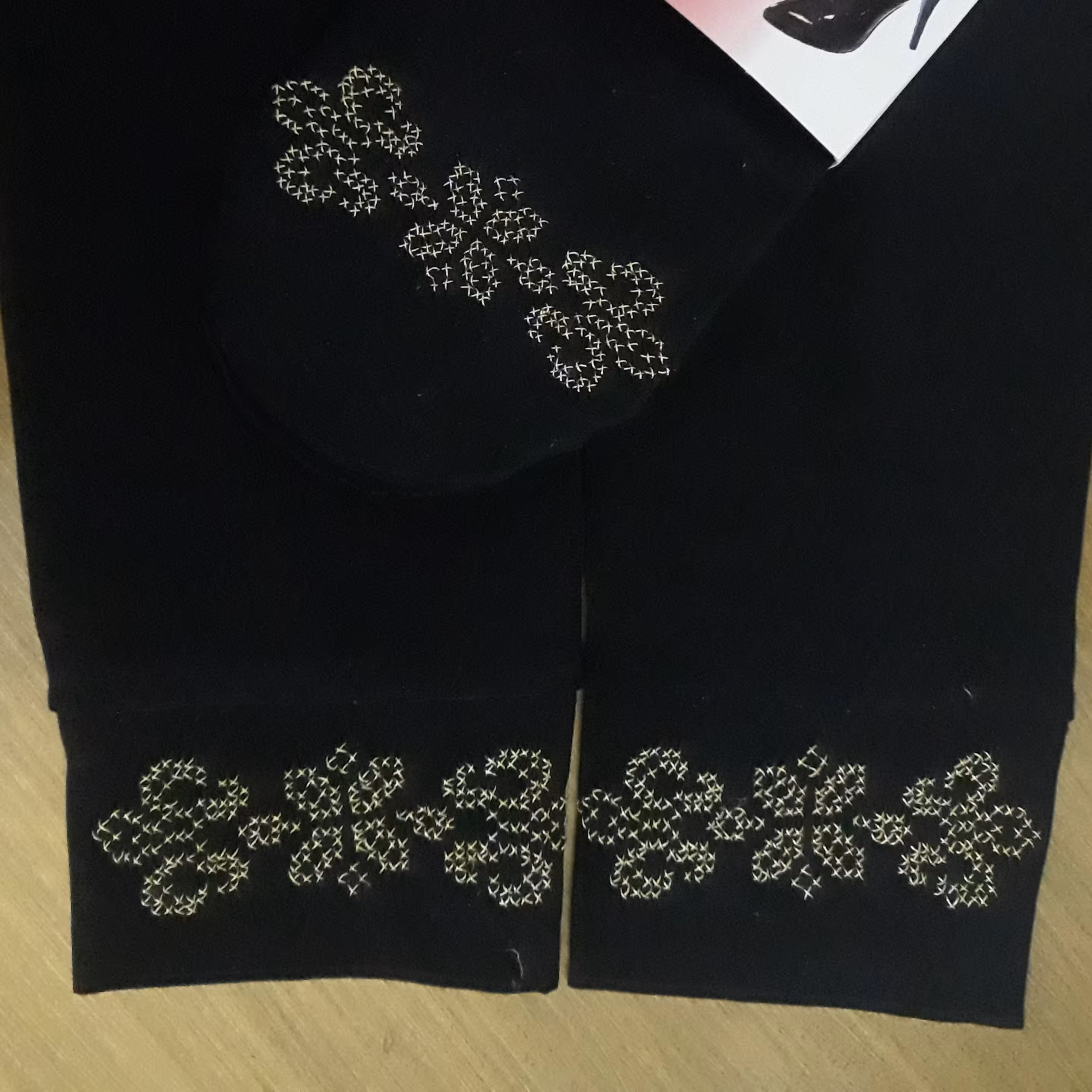 ست جوراب پنتی شماره دوزی 2