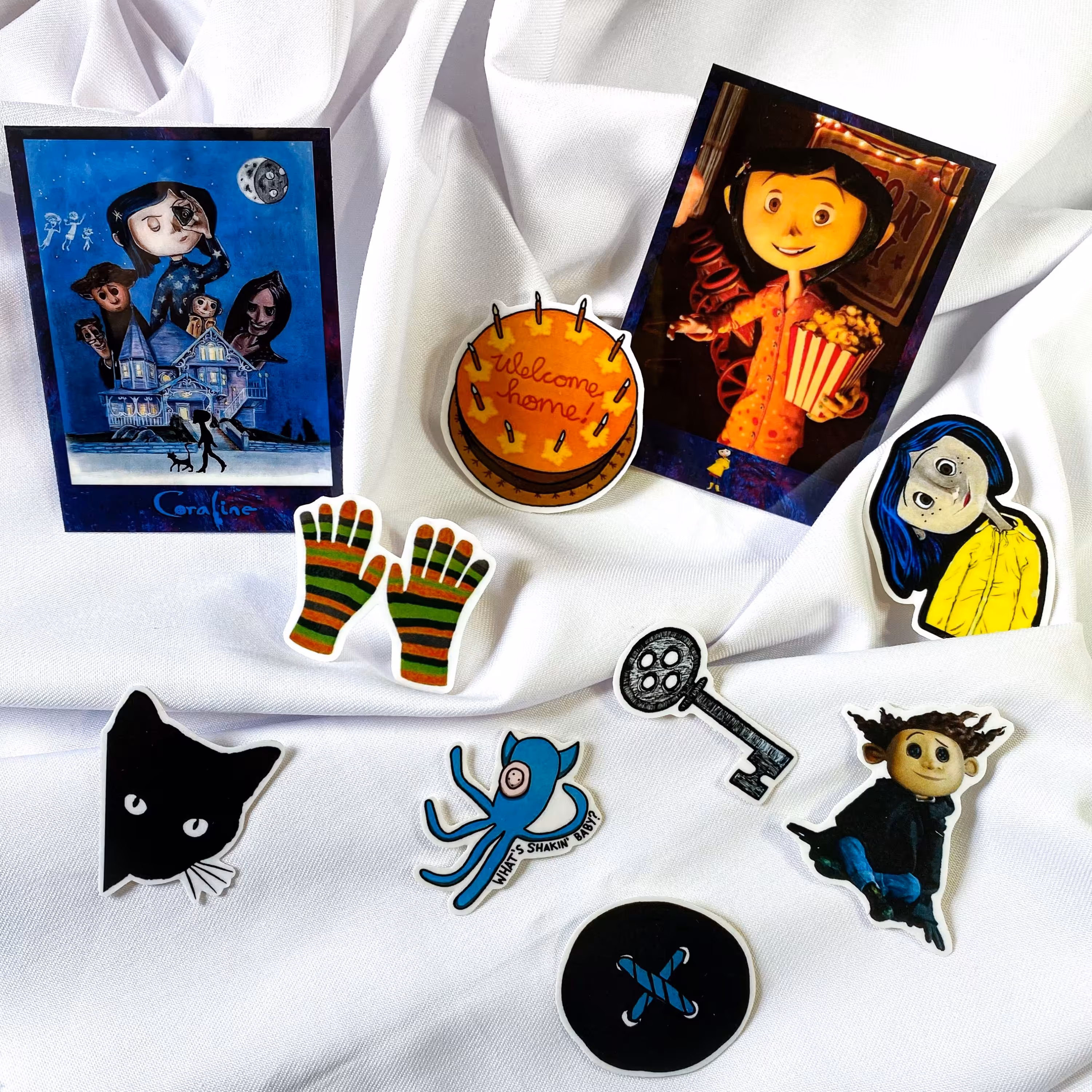 پک 12 تایی استیکر برچسبی فیلم کورالین